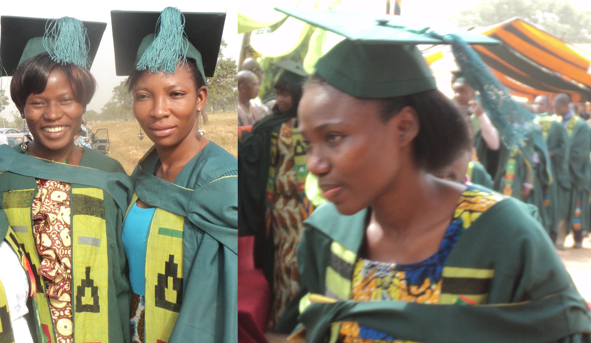 Ernestina, Patricia and Linda graduation photo